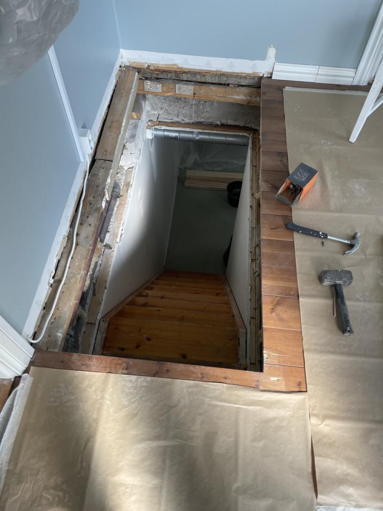 porrasaukon sulkeminen