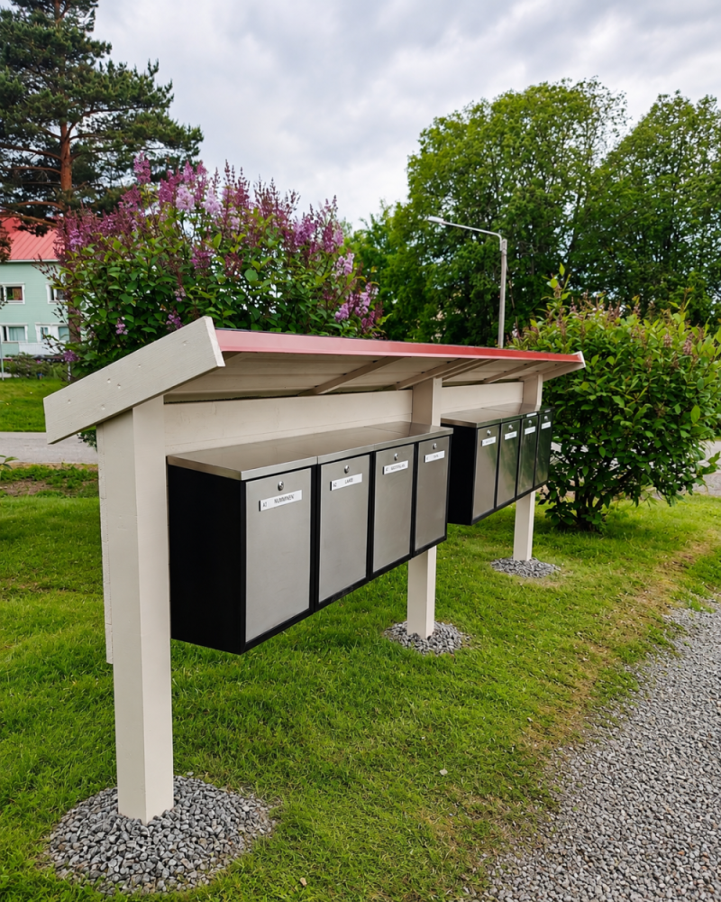 Postilaatikkokatoksen rakentaminen
