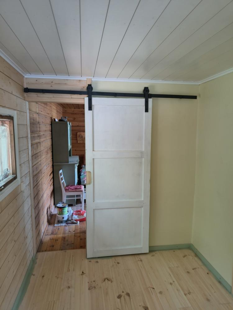 Mökin saunasta makuuhuone