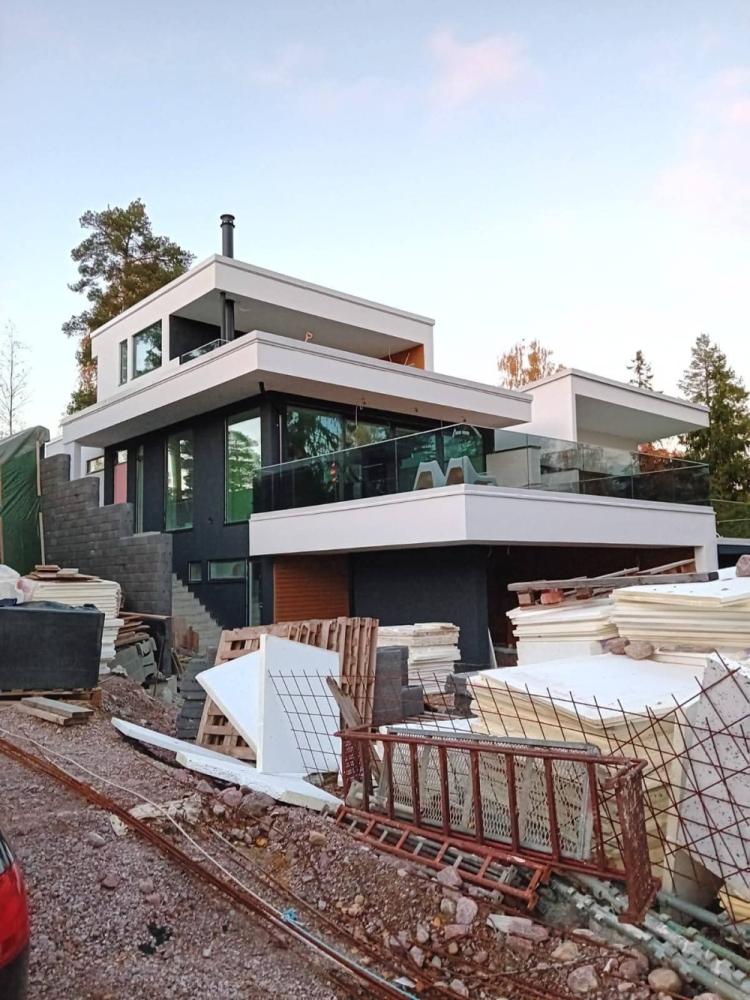 Uudiskohteen rappaus