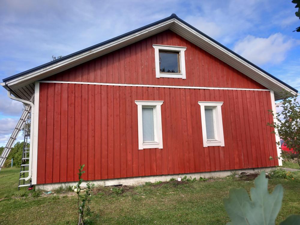 Ulkoverhoilun uusiminen