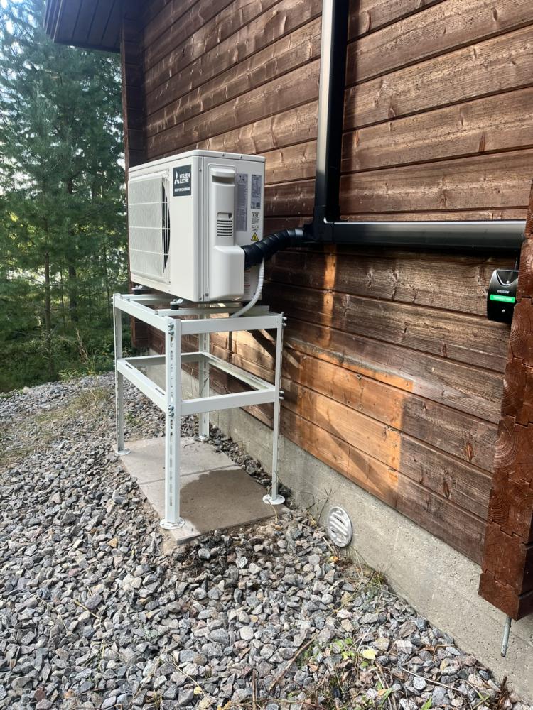 Mitsubishi LN25 lämpöpumppu asennus