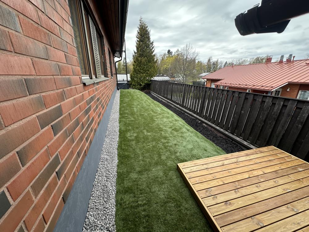 Takapihan siistiminen