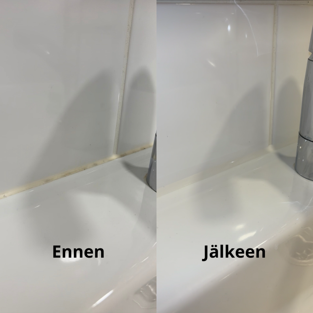 Silikonisaumojen vaihto