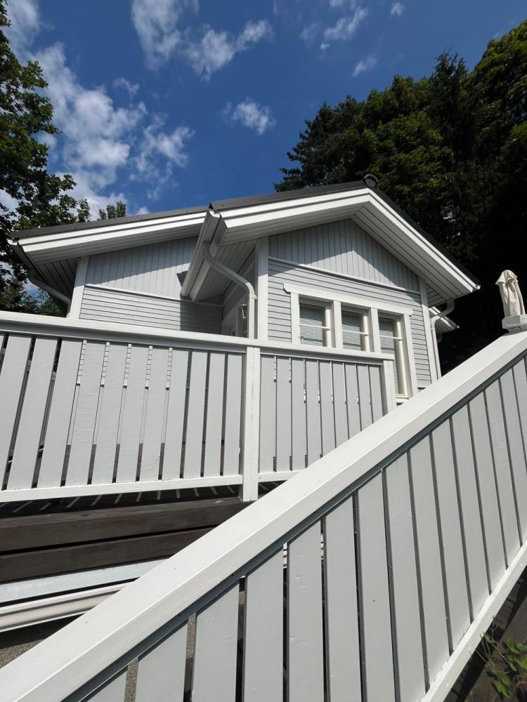 Talon ja kaiteiden maalaus