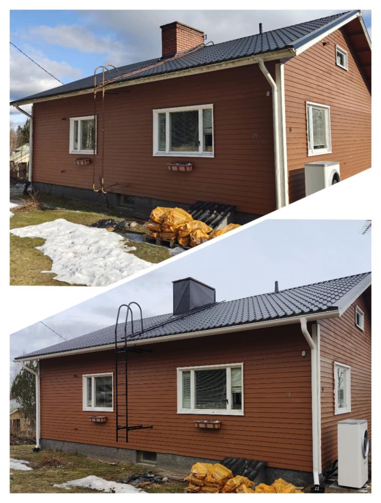 Omakotitalon uuden rännit