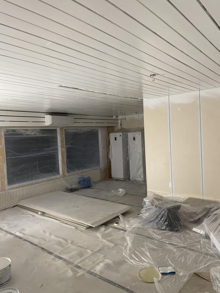 Paneelikaton maalaus