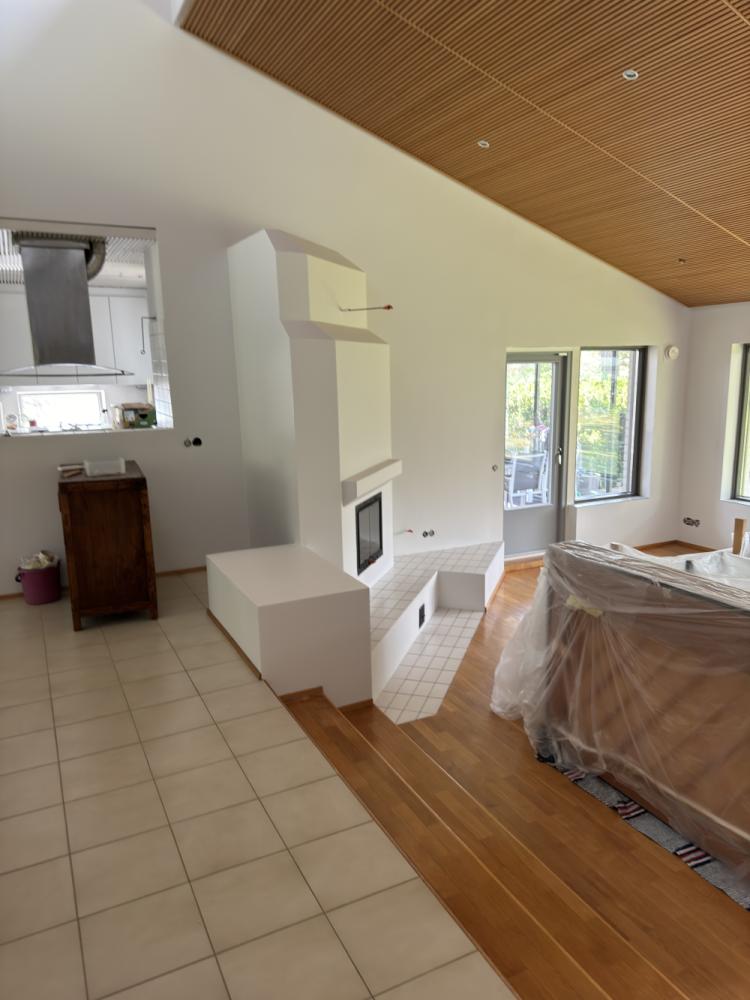 Ylikittaus ja maalaus Espoossa.