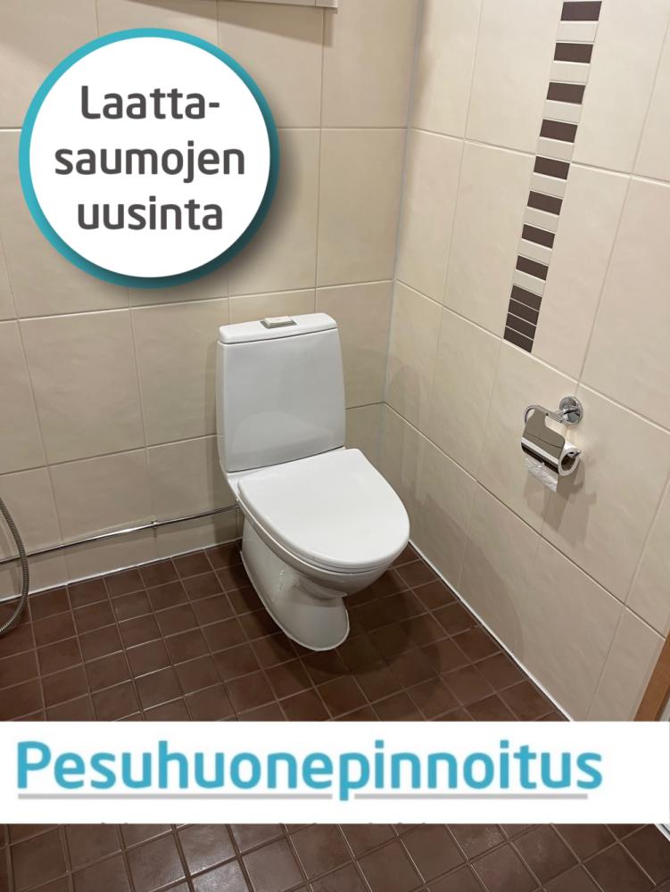 Kylpyhuoneen laattasaumojen uusinta ja nanopinnoitus