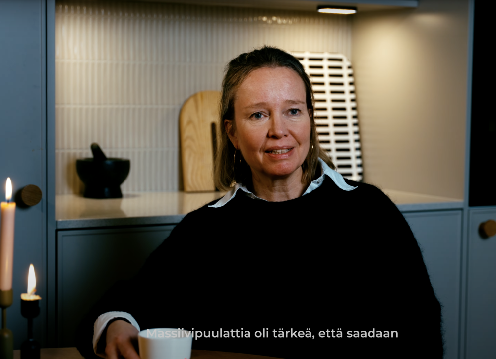 Sisustusarkkitehti Petra Lasseniuksen lattiaremontti