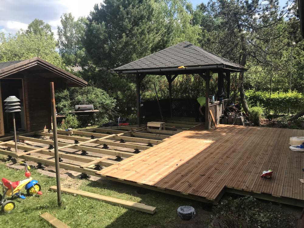 Terassi rakennus työt