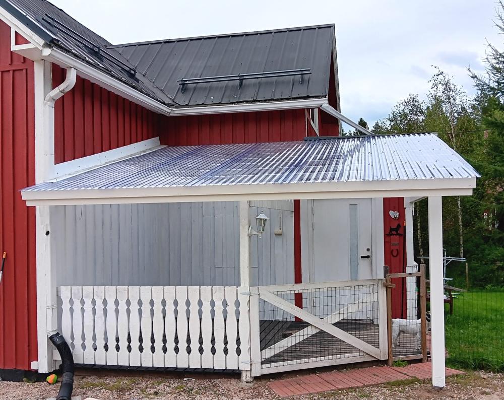 Terassin katon uusiminen