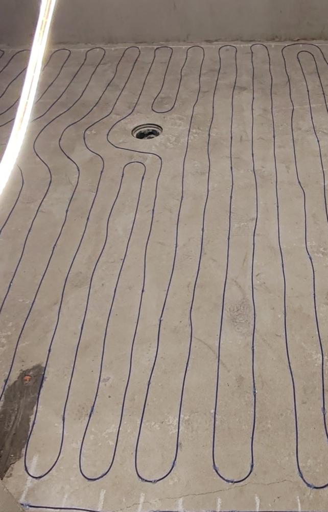 lattia lämmitys kaapeli asennus