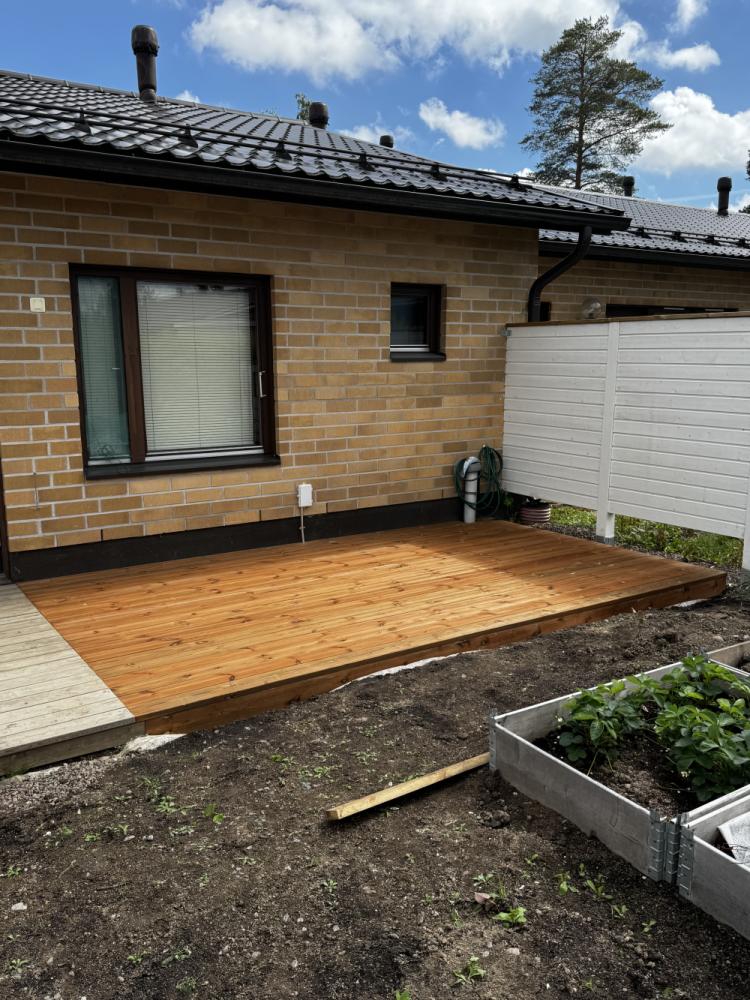 10m2 terassin laajennus