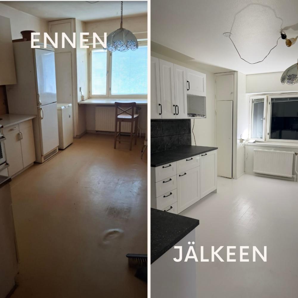 Kaksion pintaremontti