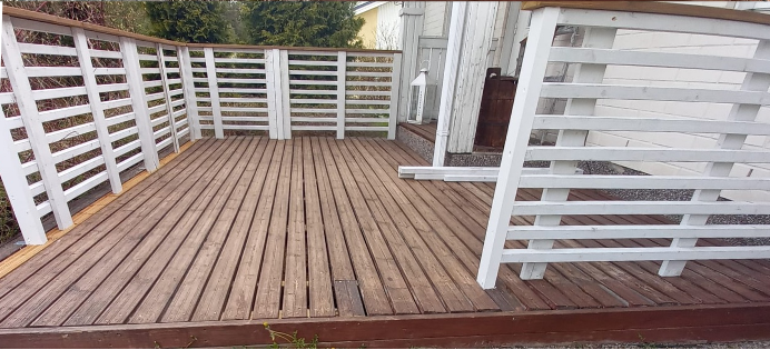 Terassiaitojen uudelleen rakentaminen