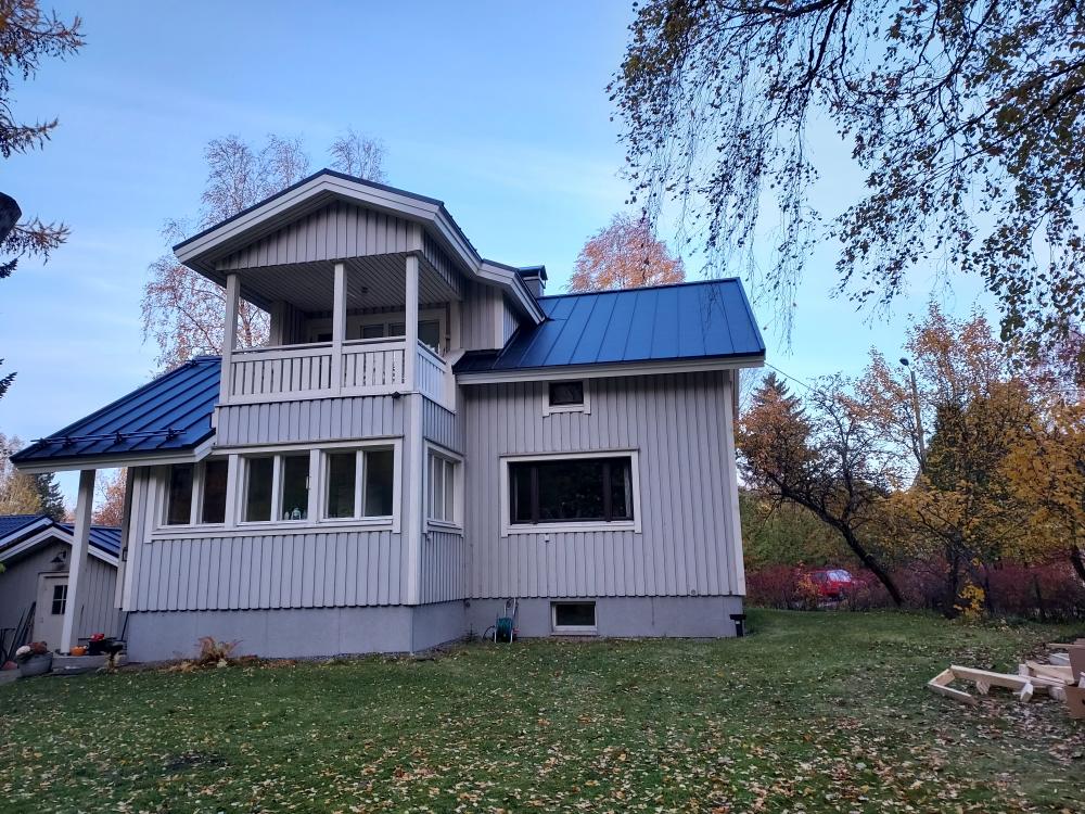 Omakotitalon kattoremontti