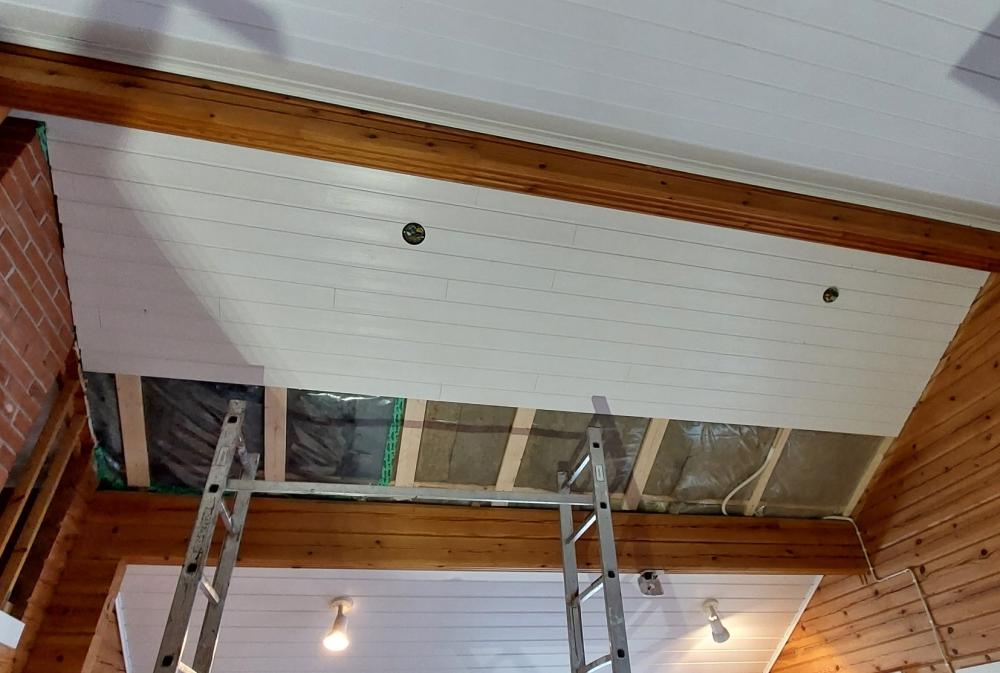 Sisäkaton panelointi, sisäkaton korjaus