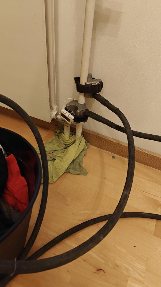 Patteriventtiilin vaihto jäädyttämällä