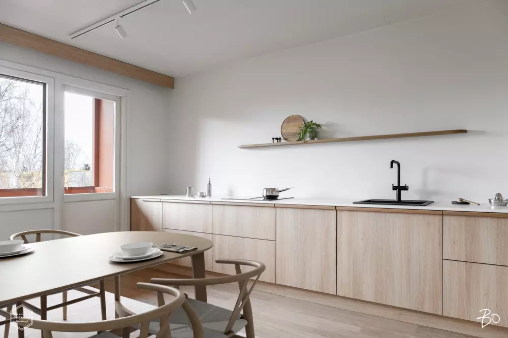 Kerrostalokolmion huoneistoremontti