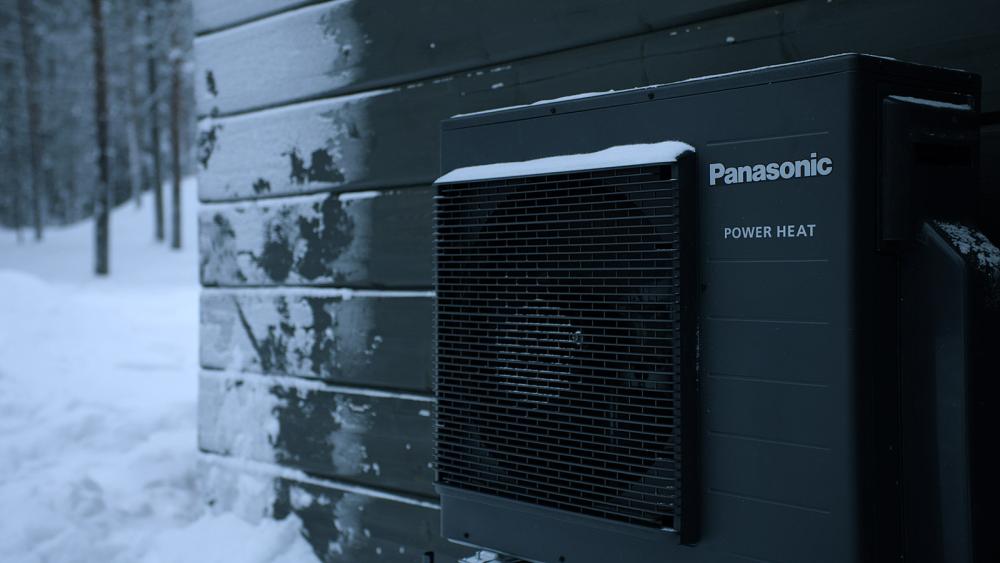 Lämpöpumppu asennettuna, OKT Tuusula