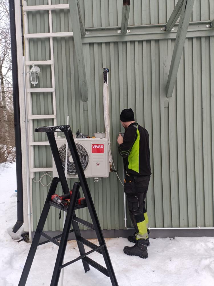 Ilmalämpöpumppu asennuksia