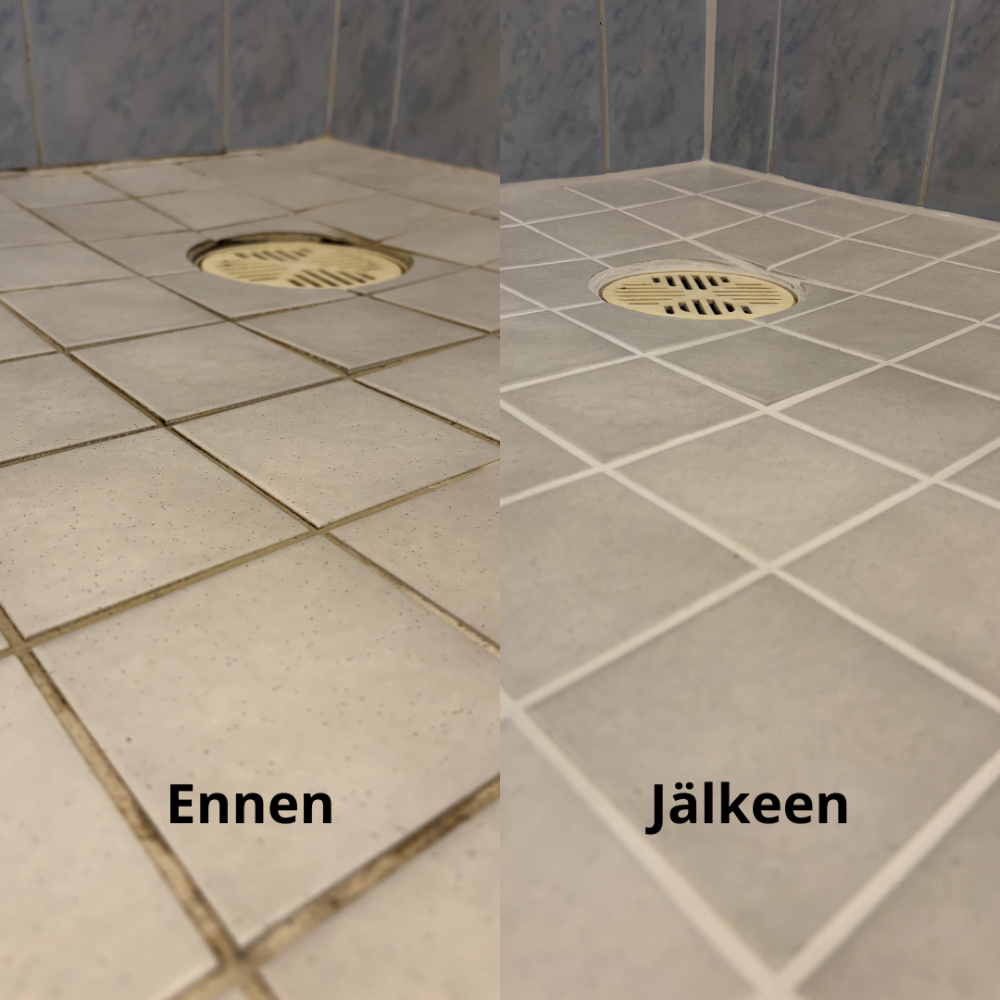 Laattasaumojen ja silikonisaumojen vaihto