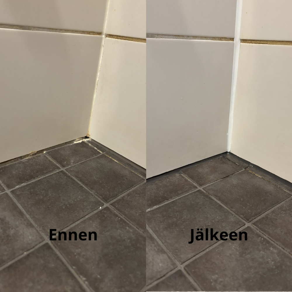 Silikonisaumojen vaihto