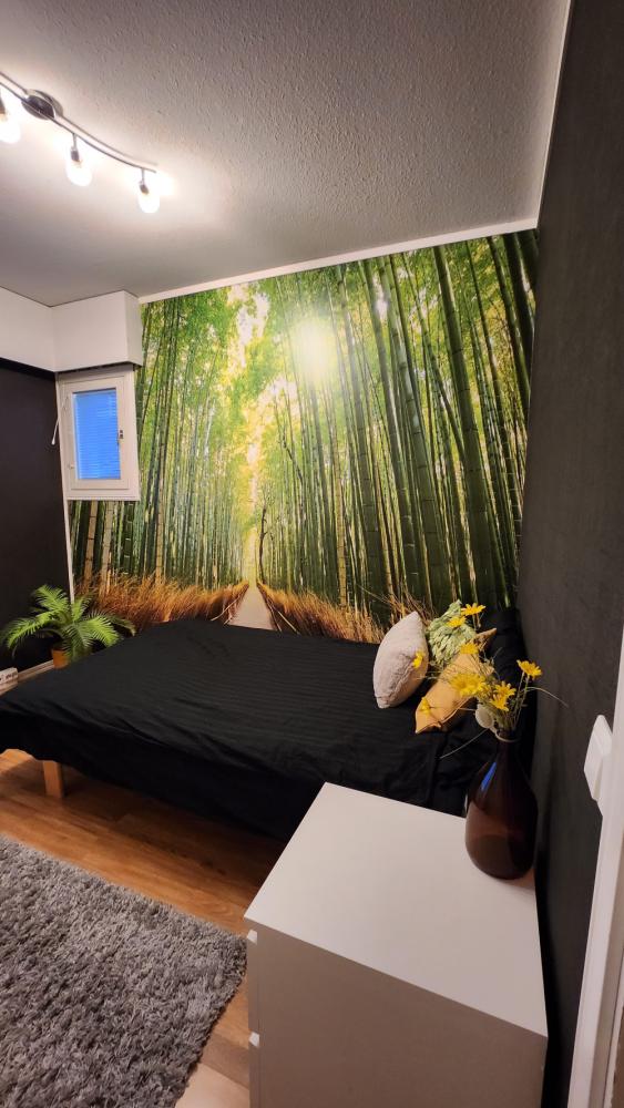 Makuuhuoneen tapetointi