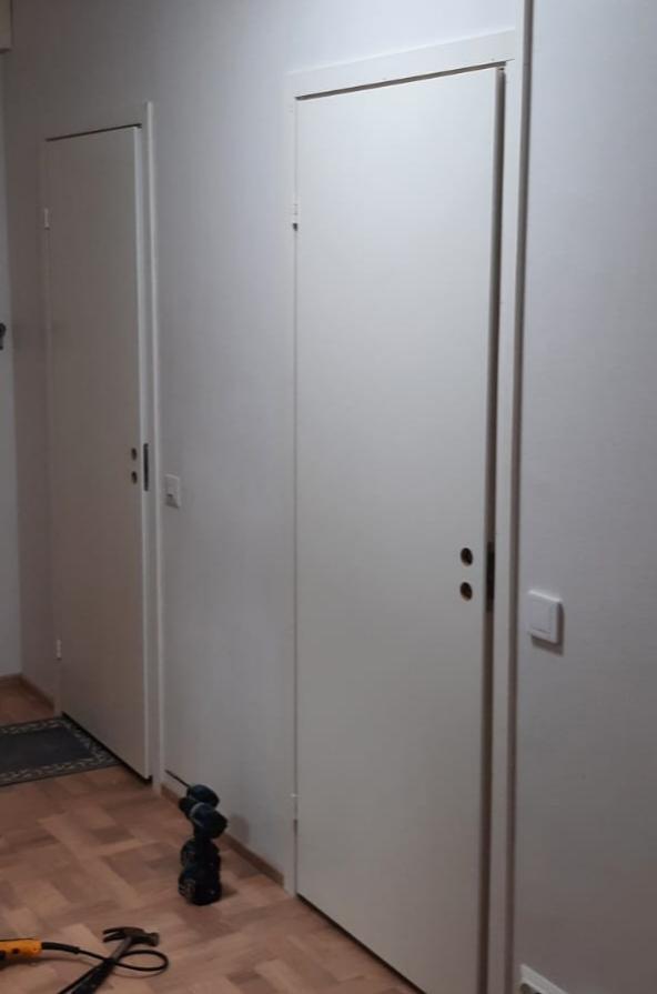 Väliovien ja karmien vaihtotyö