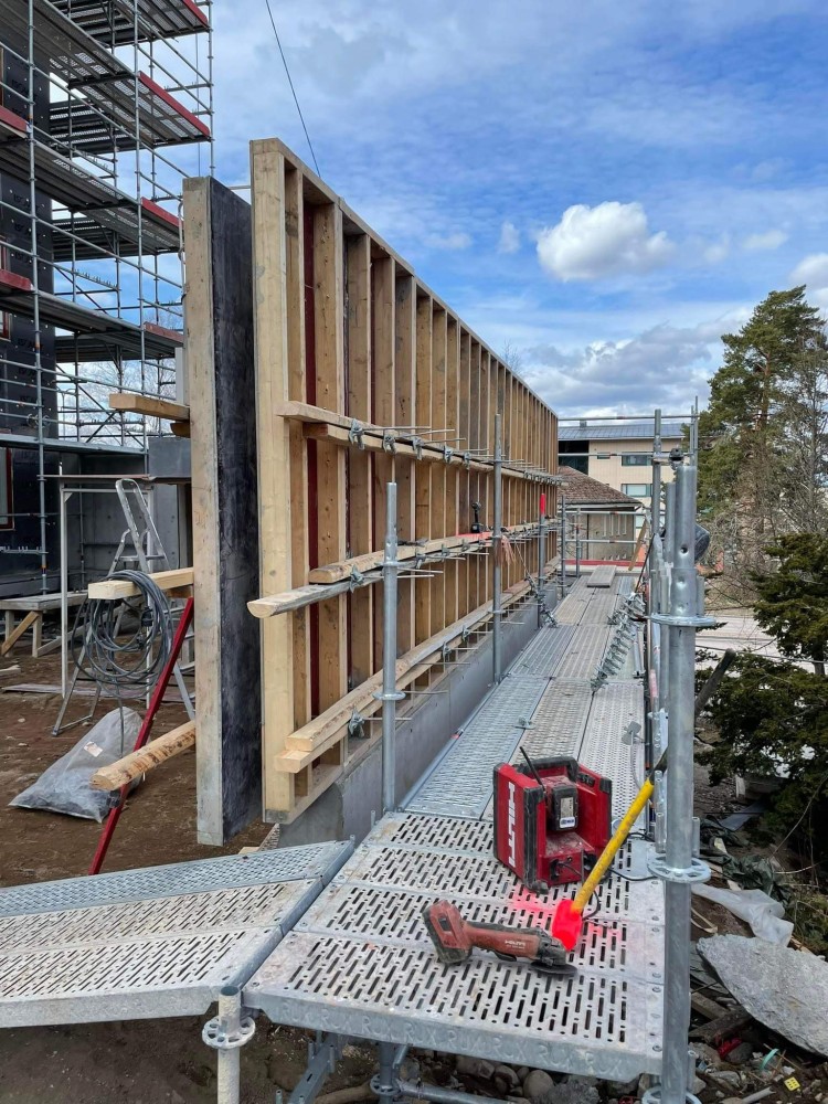 Betonityöt + muottirakennus