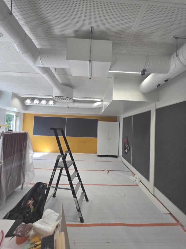 Sound isolate from wentilation pips.