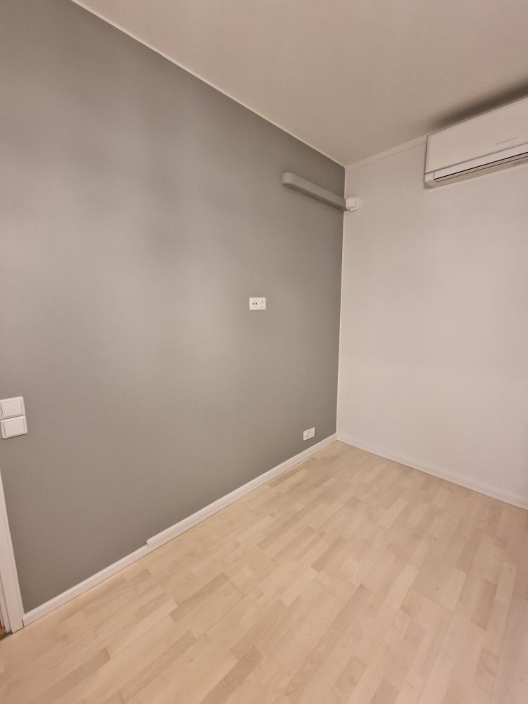 Seinien, jalkalistojen ja kahden oven maalaus