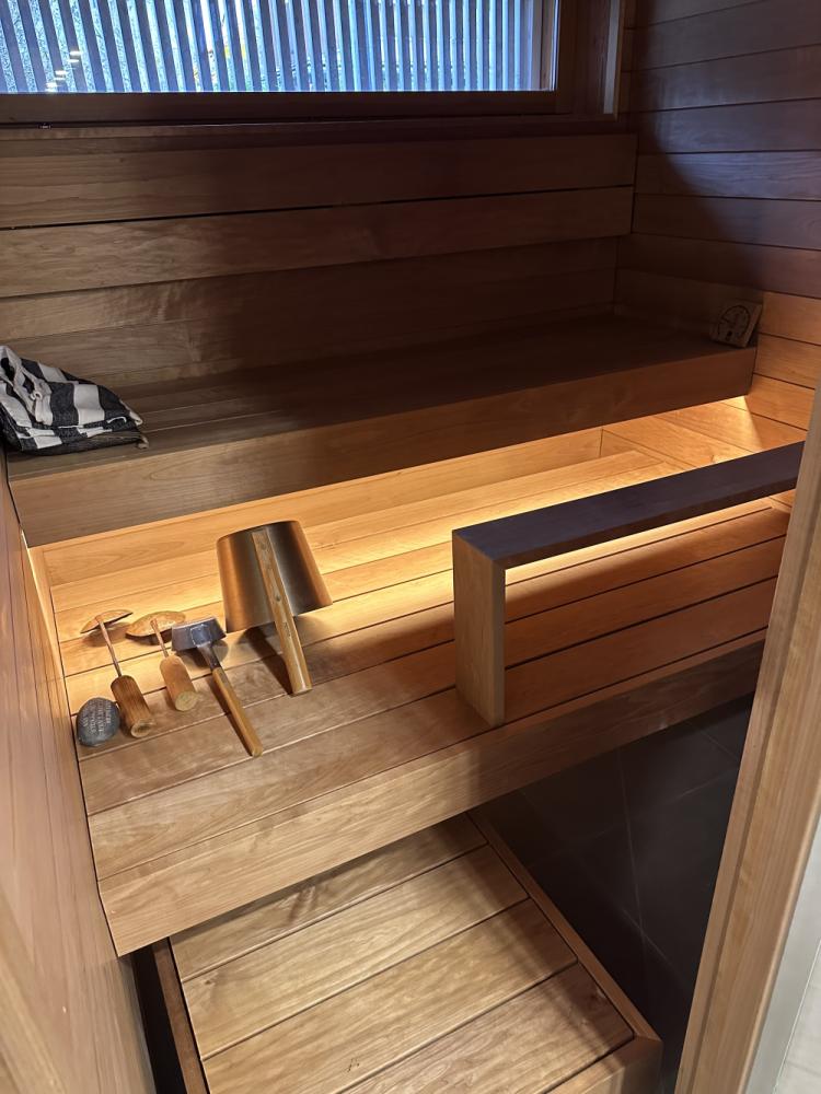 Saunaremontti valmis.