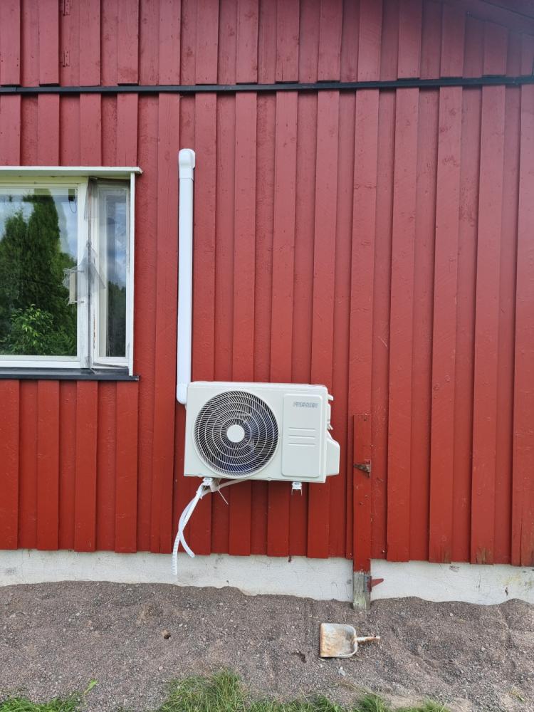 Freezer ilmalämpöpumpun asennus