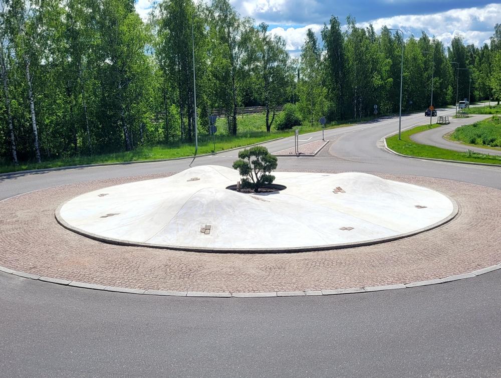 Art installation in Kerava, Finland.