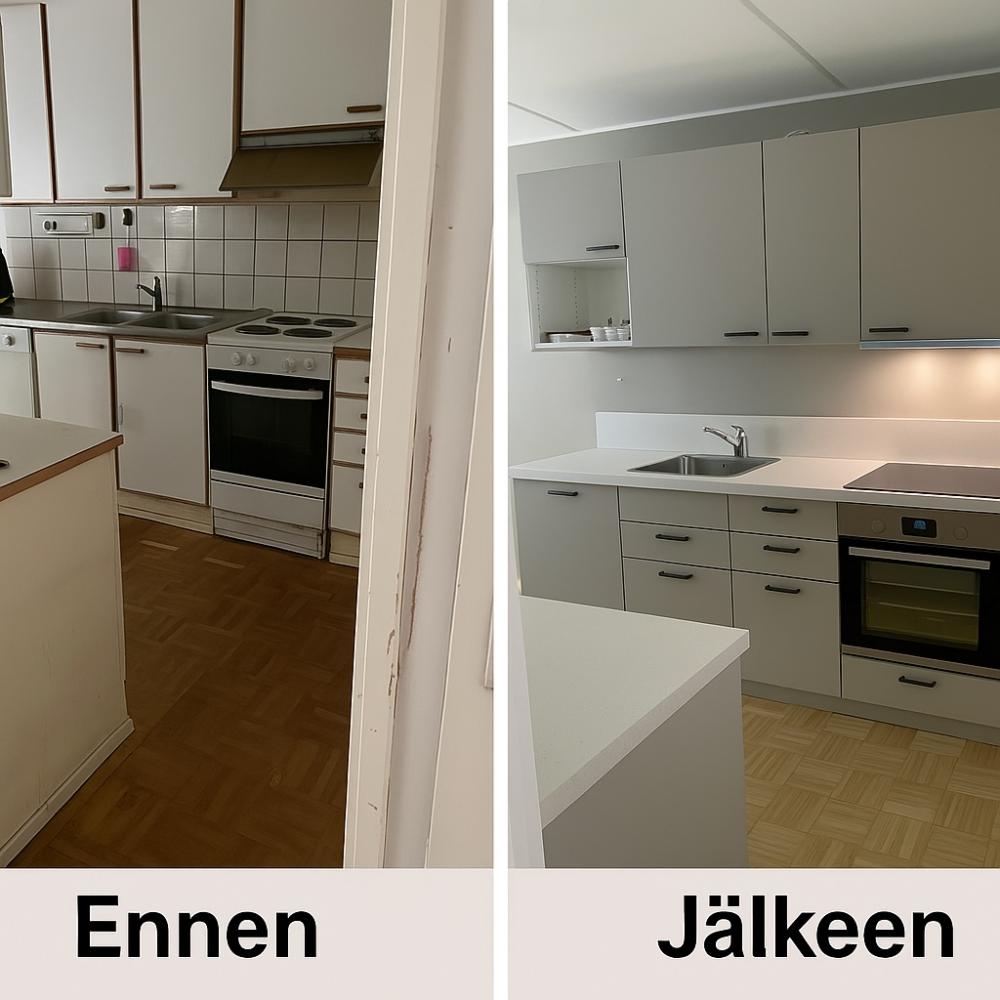 Leppävaara Pintaremontti 62m2