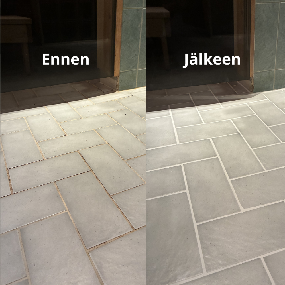 Laatta- ja silikonisaumojen vaihto
