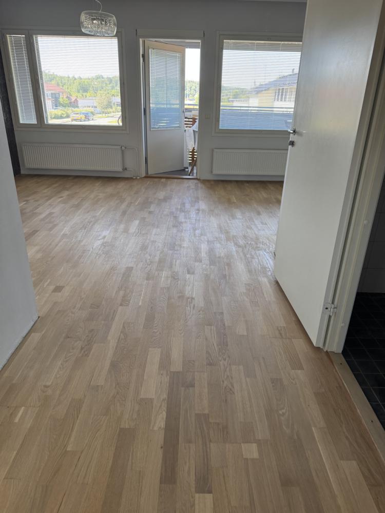 Parketin hionta ja öljyvahaus