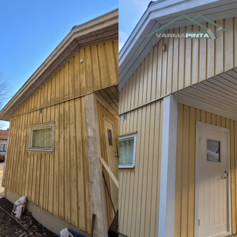 Autotallin huoltomaalaus