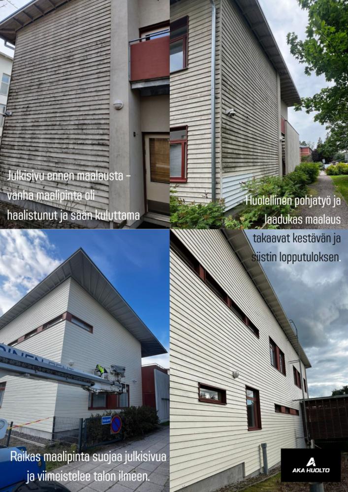 Julkisivun huoltomaalaus