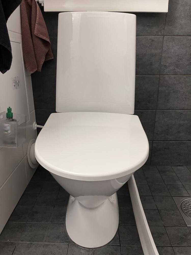 WC-istuimen asennus