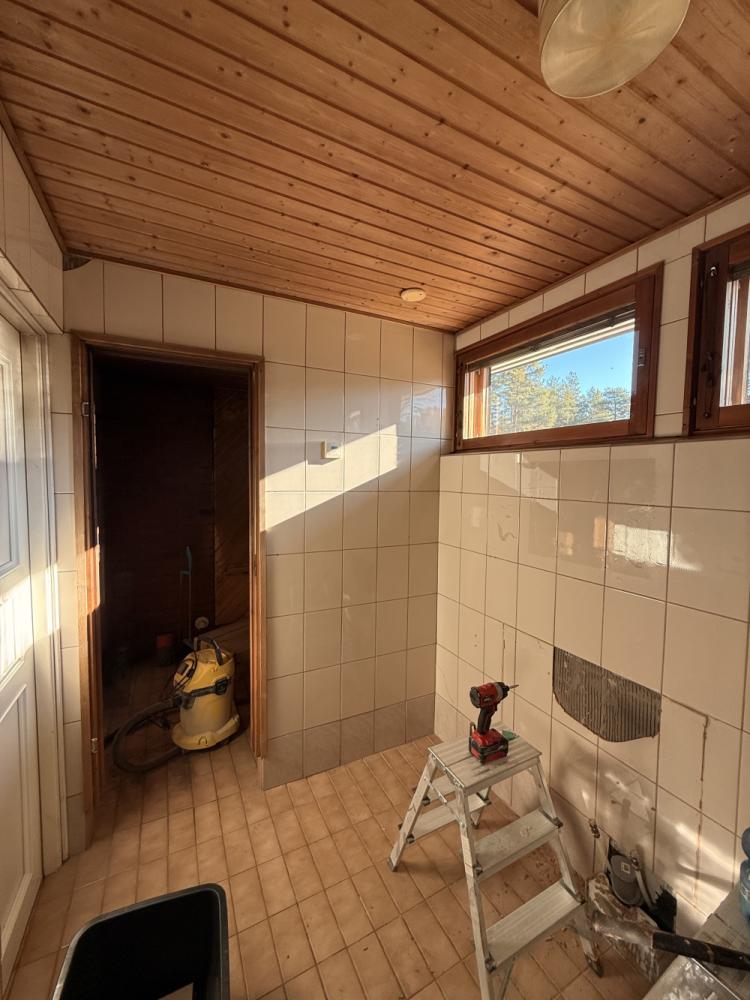 Kylpyhuoneen ja saunan saneeraus