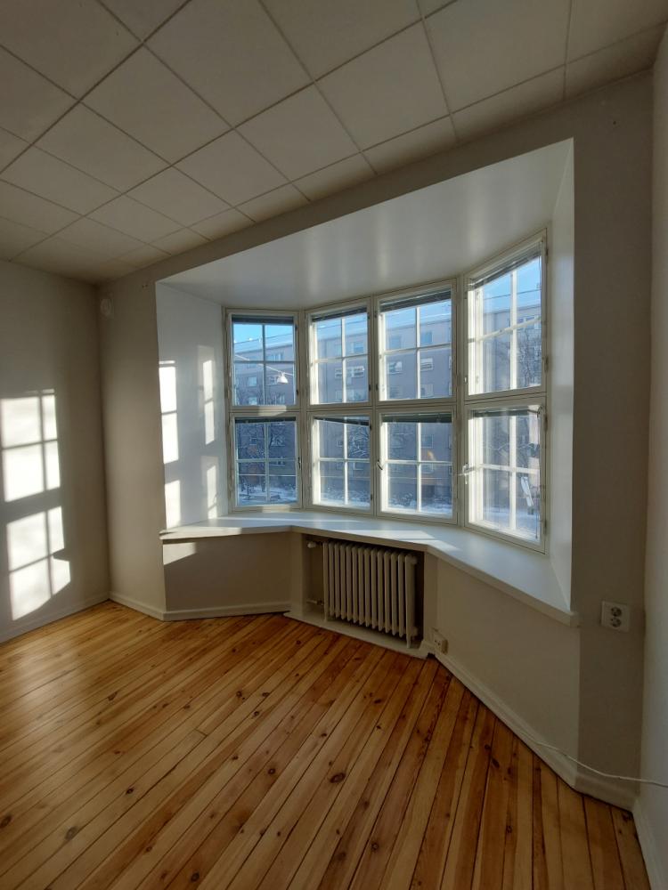 Pintaremontti 20- luvun tilavaan yksiöön.