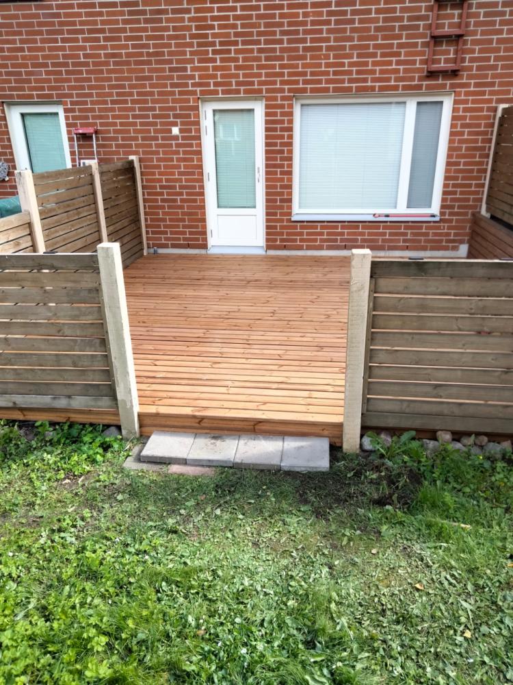 Terassin rakentaminen