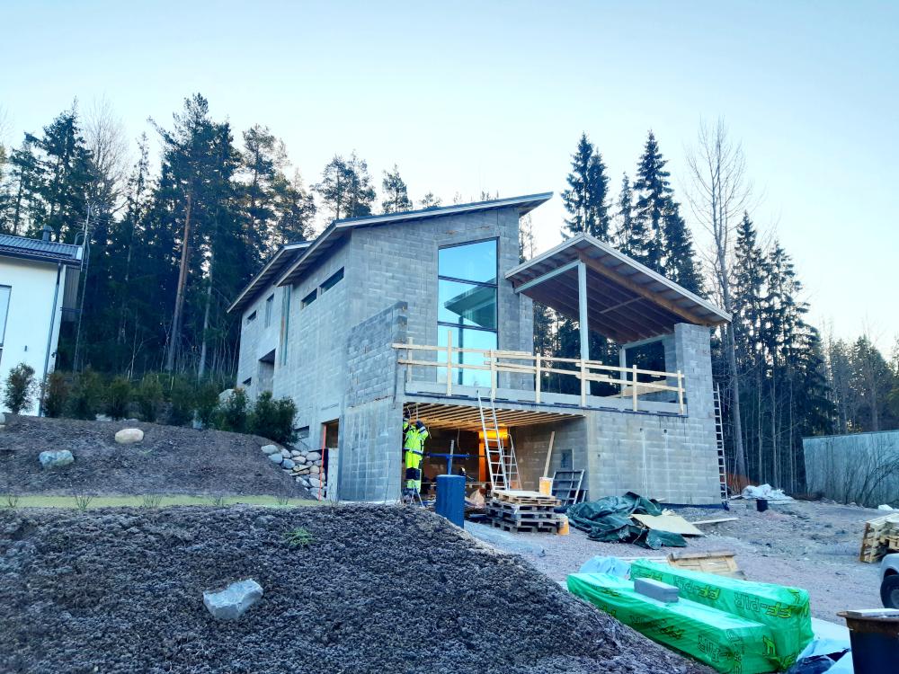 Talon viimeistelytyöt