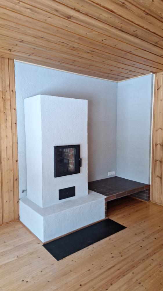 Takan uusiminen sekä palomuurin tasoitus