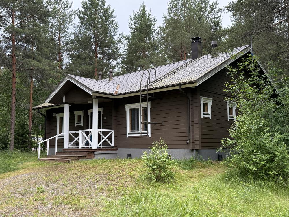 Mökin ja autokatoksen maalaus