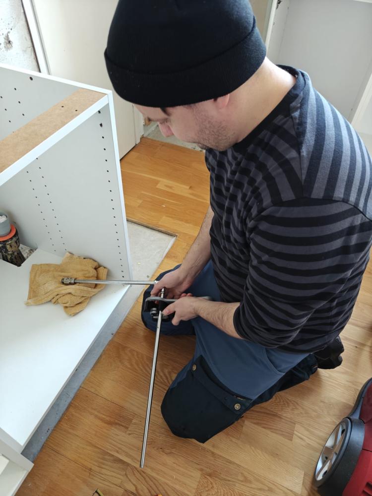 Keittiöremontin lvi- ja sähkötekniset työt