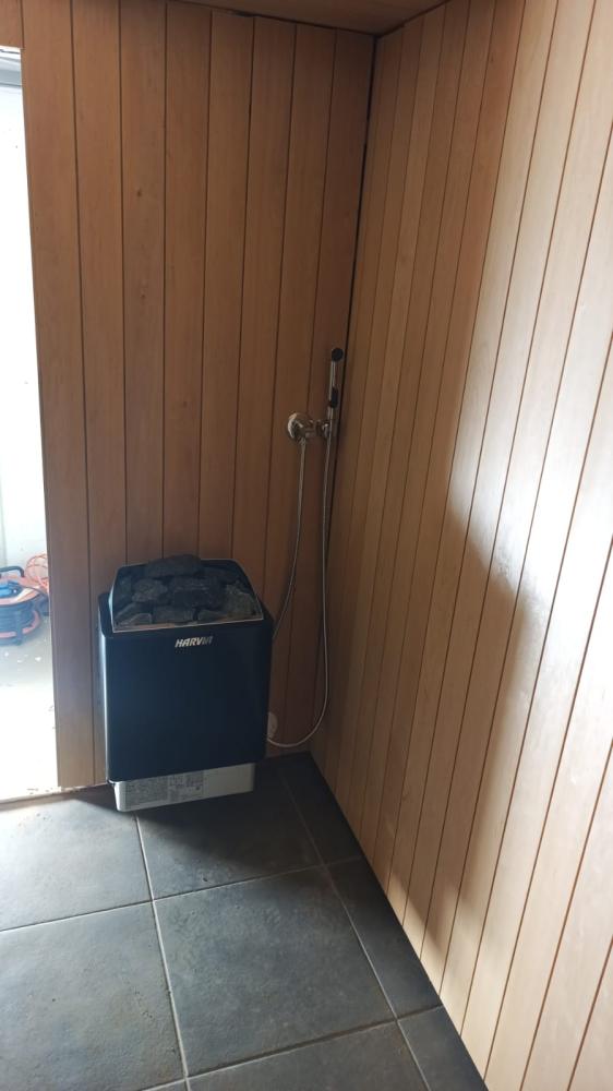 Saunankiukaan asennus omakotitaloon